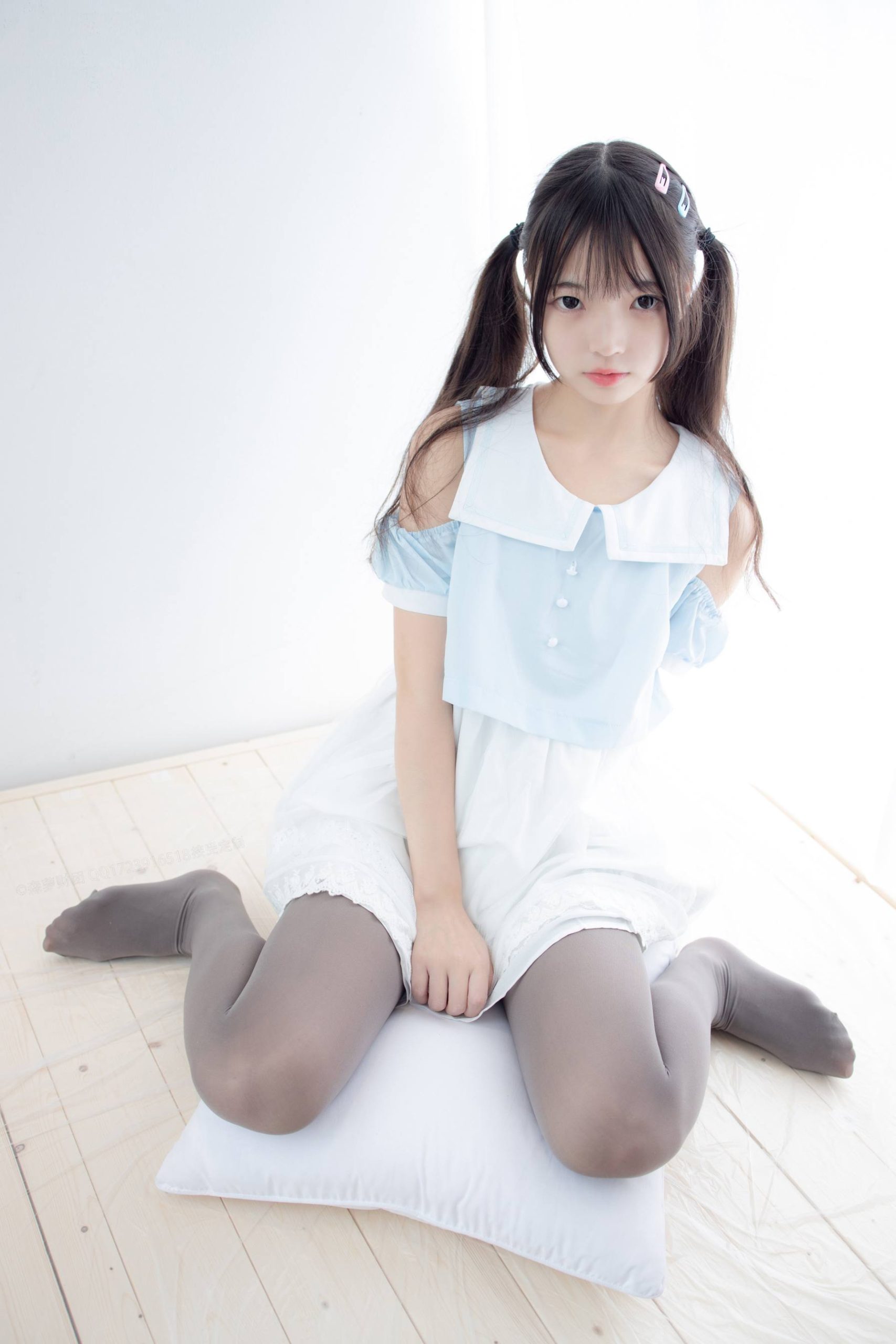 图片[5]-超级甜美的灰丝小姑娘【86P】20005-七七小屋