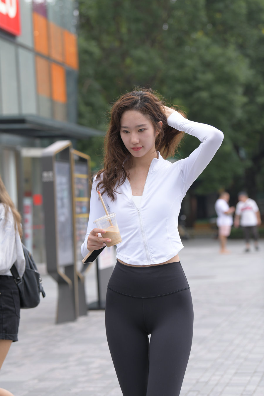 图片[3]-像刘亦菲的黑色瑜伽裤女孩J2237 340P1V-14.8GB-七七小屋