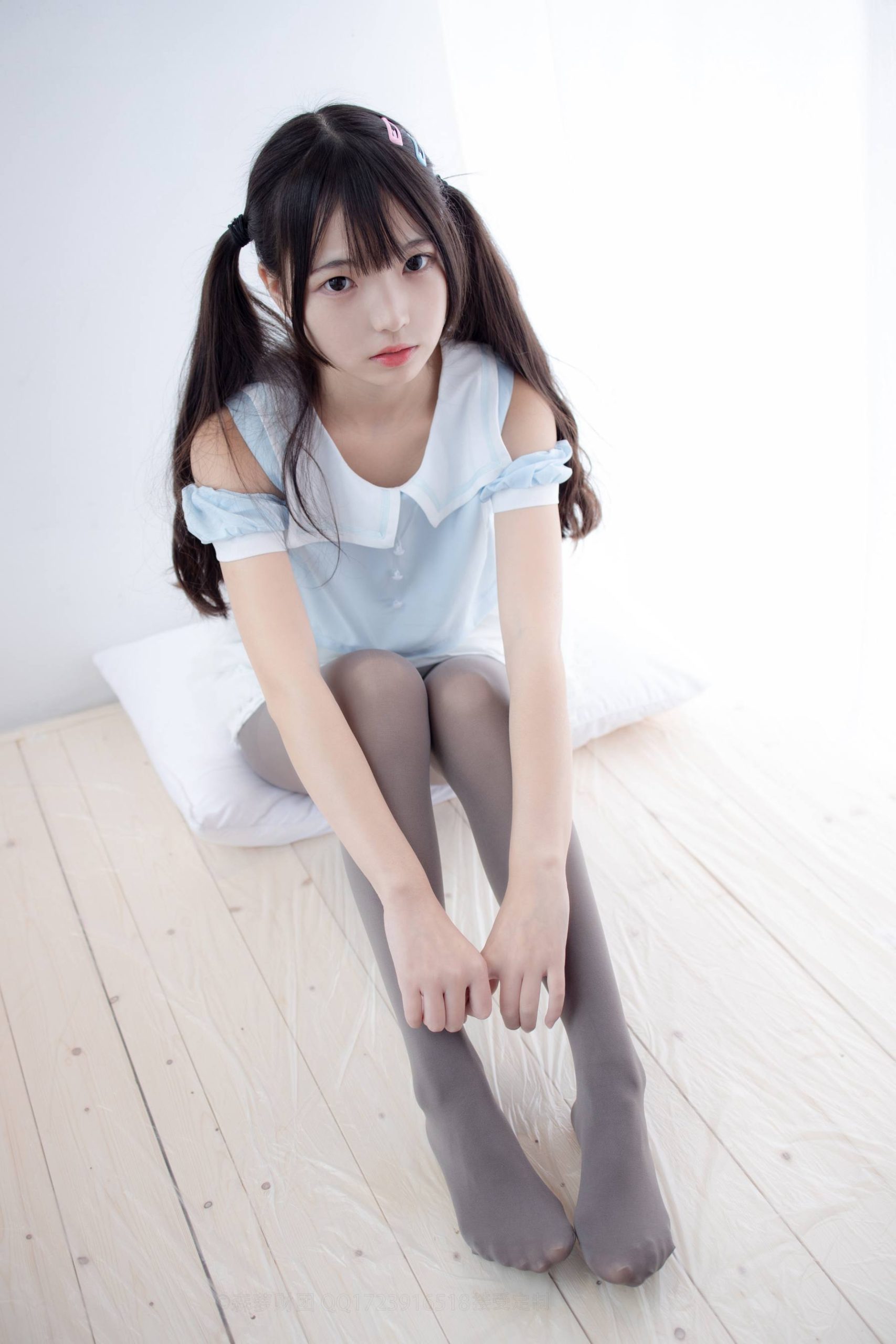 图片[3]-超级甜美的灰丝小姑娘【86P】20005-七七小屋