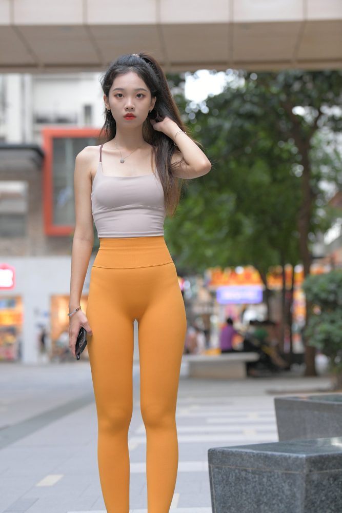超级可爱的橘黄瑜伽裤女孩J3030 801P1V-28.0GB-七七小屋