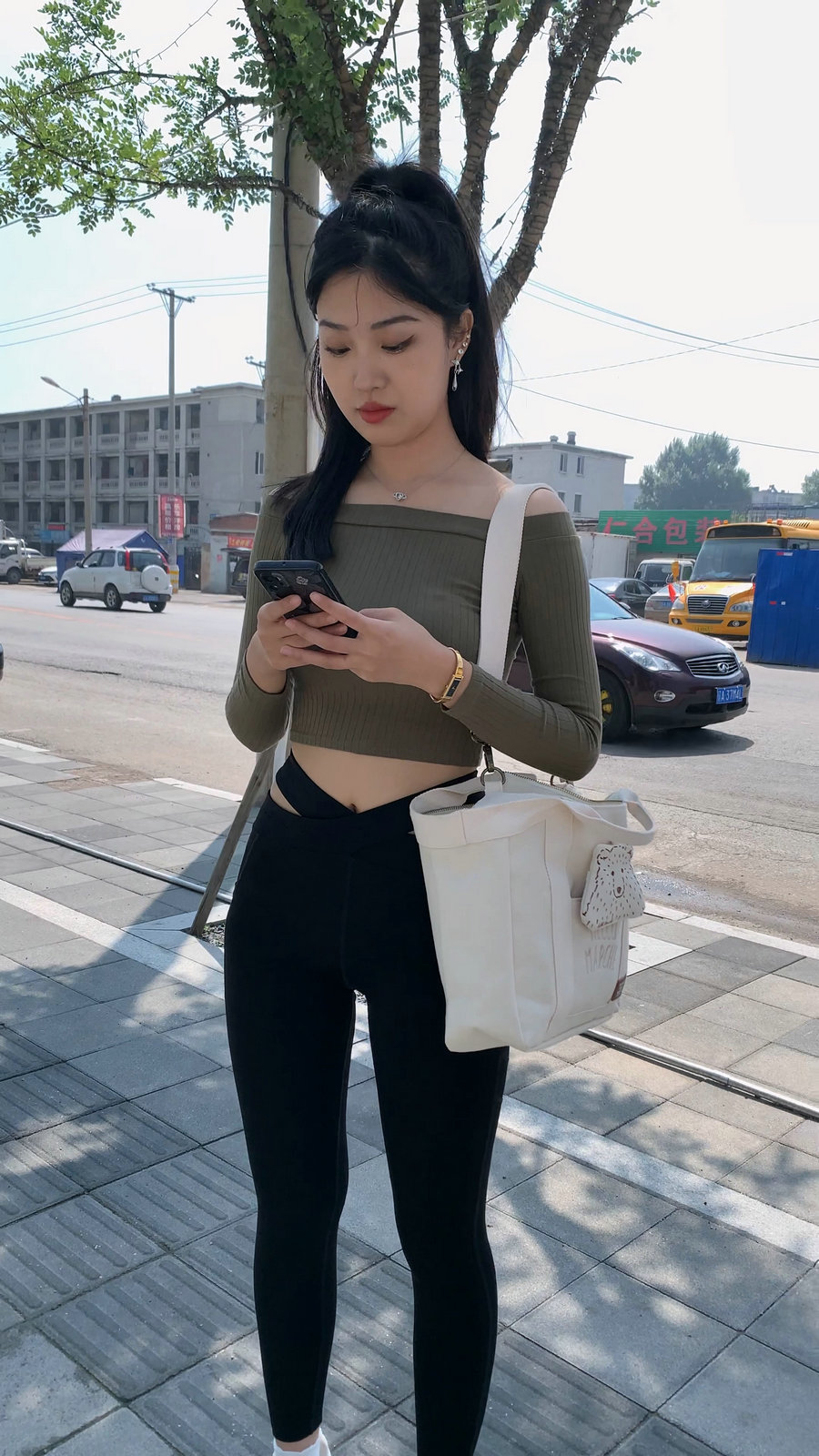 图片[1]-刚刚健身结束的高马尾瑜伽裤女孩J4111 MP4-8.97GB-七七小屋