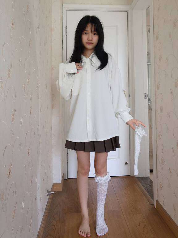 图片[1]-百褶裙可爱又大方的小姑娘【122P】20002-七七小屋