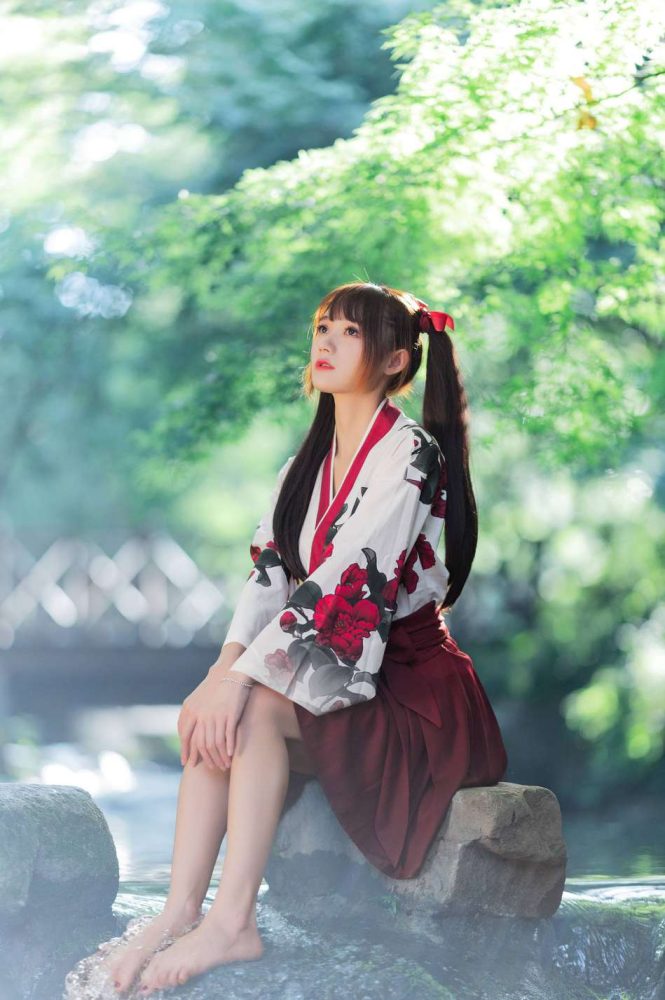 【免费】穿汉服的双马尾女孩【35P】20025-七七小屋