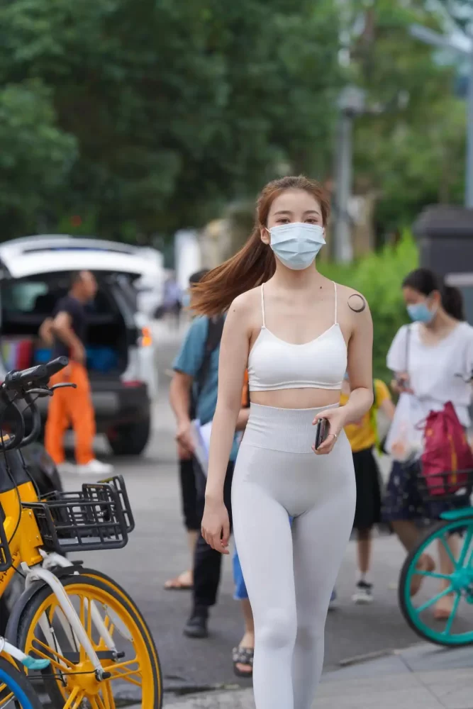 灰色瑜伽裤女孩 J1323 723P4V-17.9GB-七七小屋