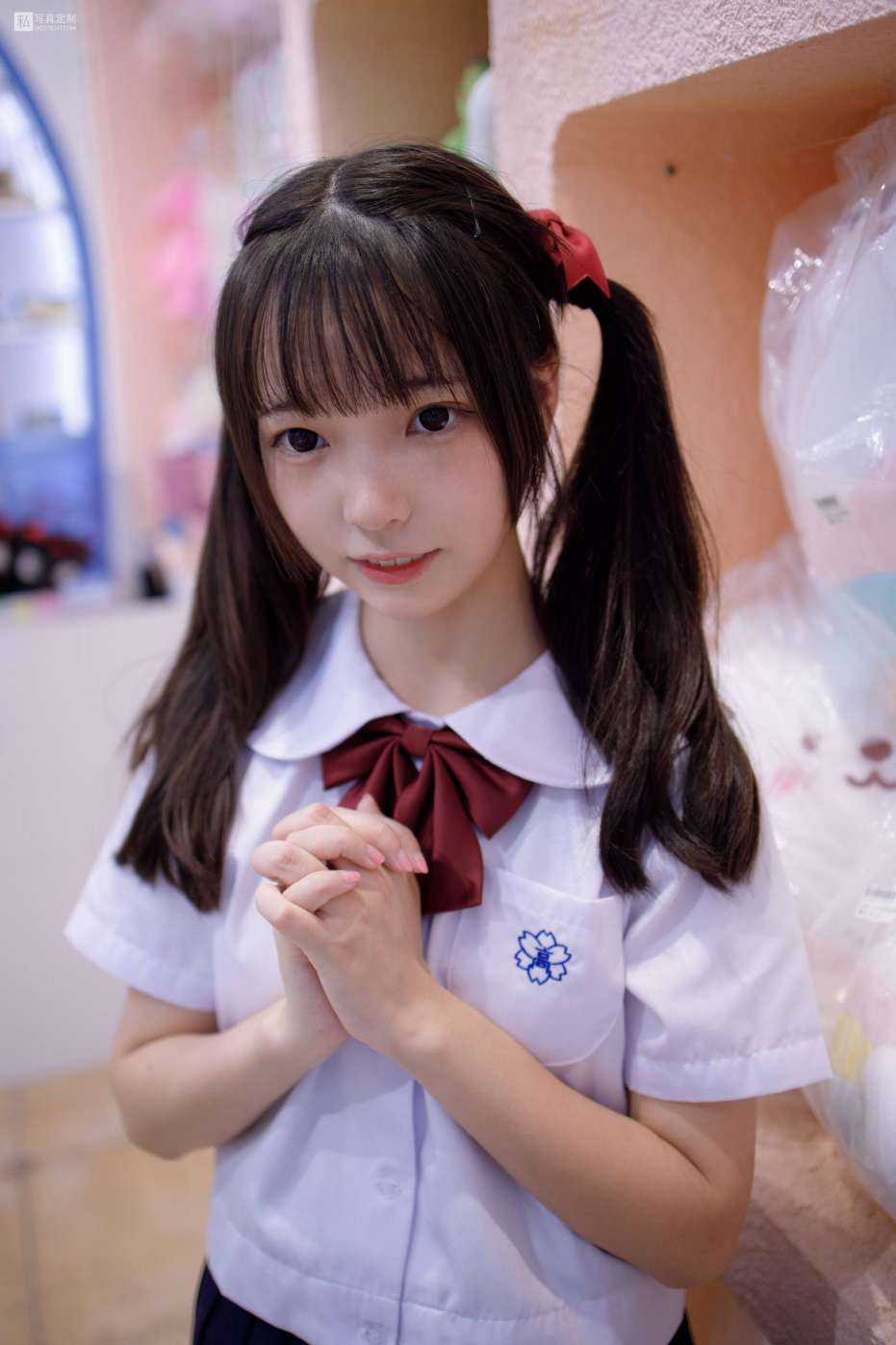 图片[4]-眼神好清澈的双马尾白丝女孩【75P】20019-七七小屋